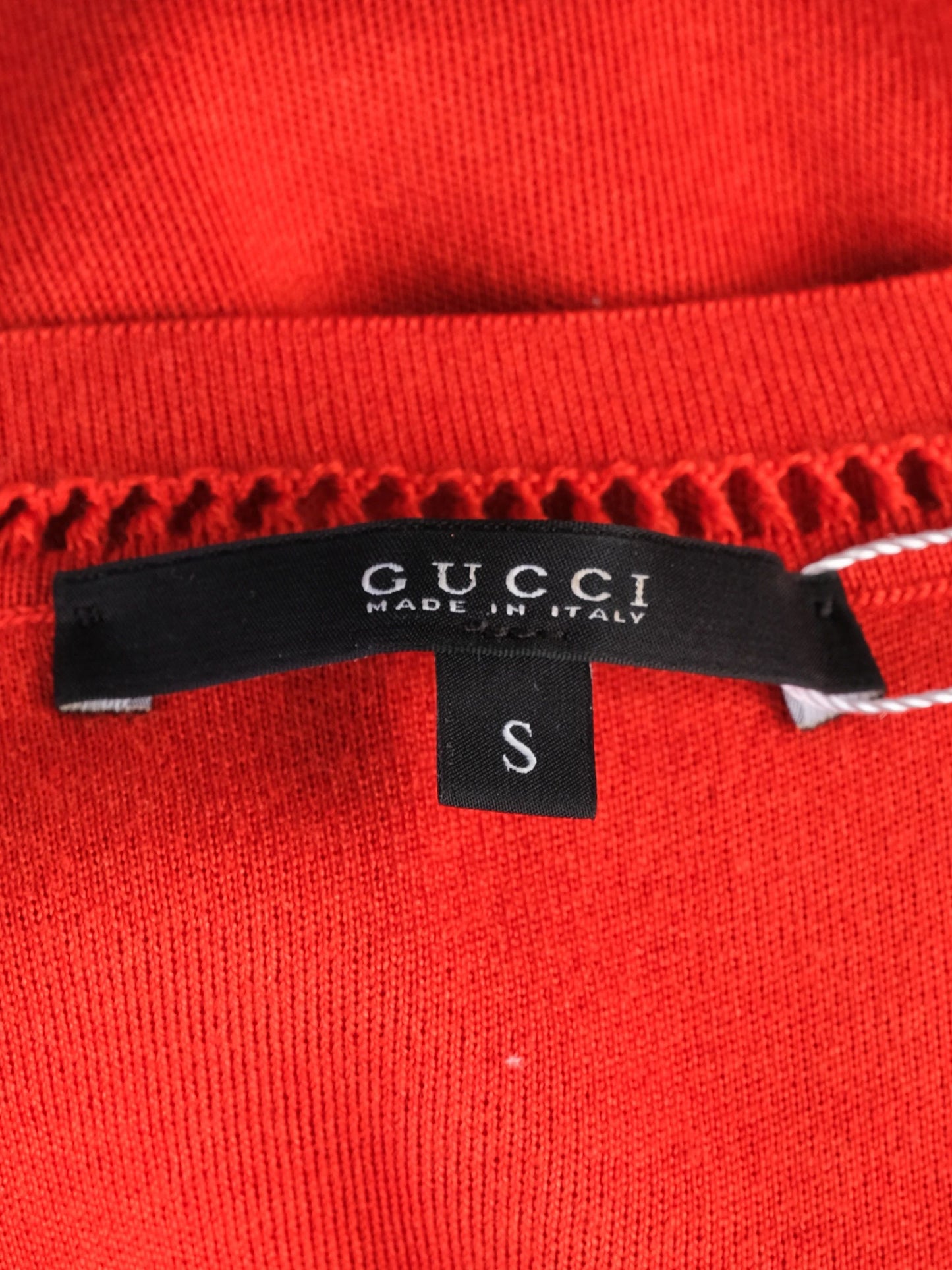 gucci womenõs orange wool sweater size s - excellent condition