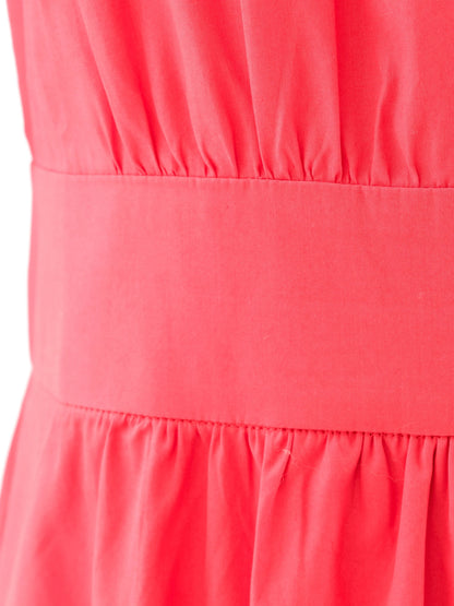 Excellent Max Mara Red Long Sleeve Dress Size L Polyester