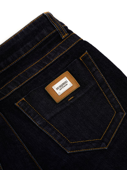 Perfect Bikkembergs Dark Blue Jeans Size S Women Polyester