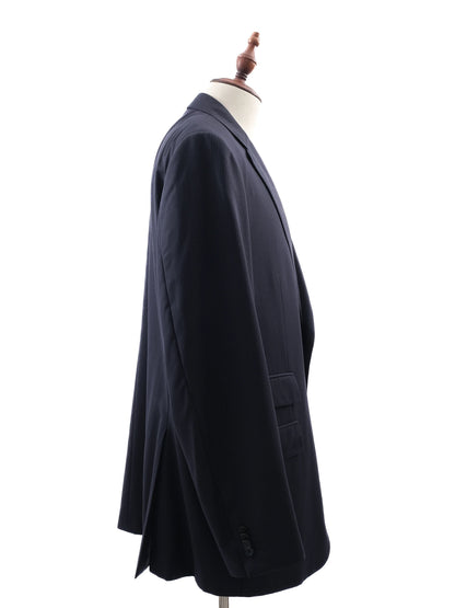 Corneliani Excellent Blue Wool Suit Jacket Size 3XL