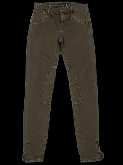 Excellent Polo Ralph Lauren Olive Green Viscose Pants Size S