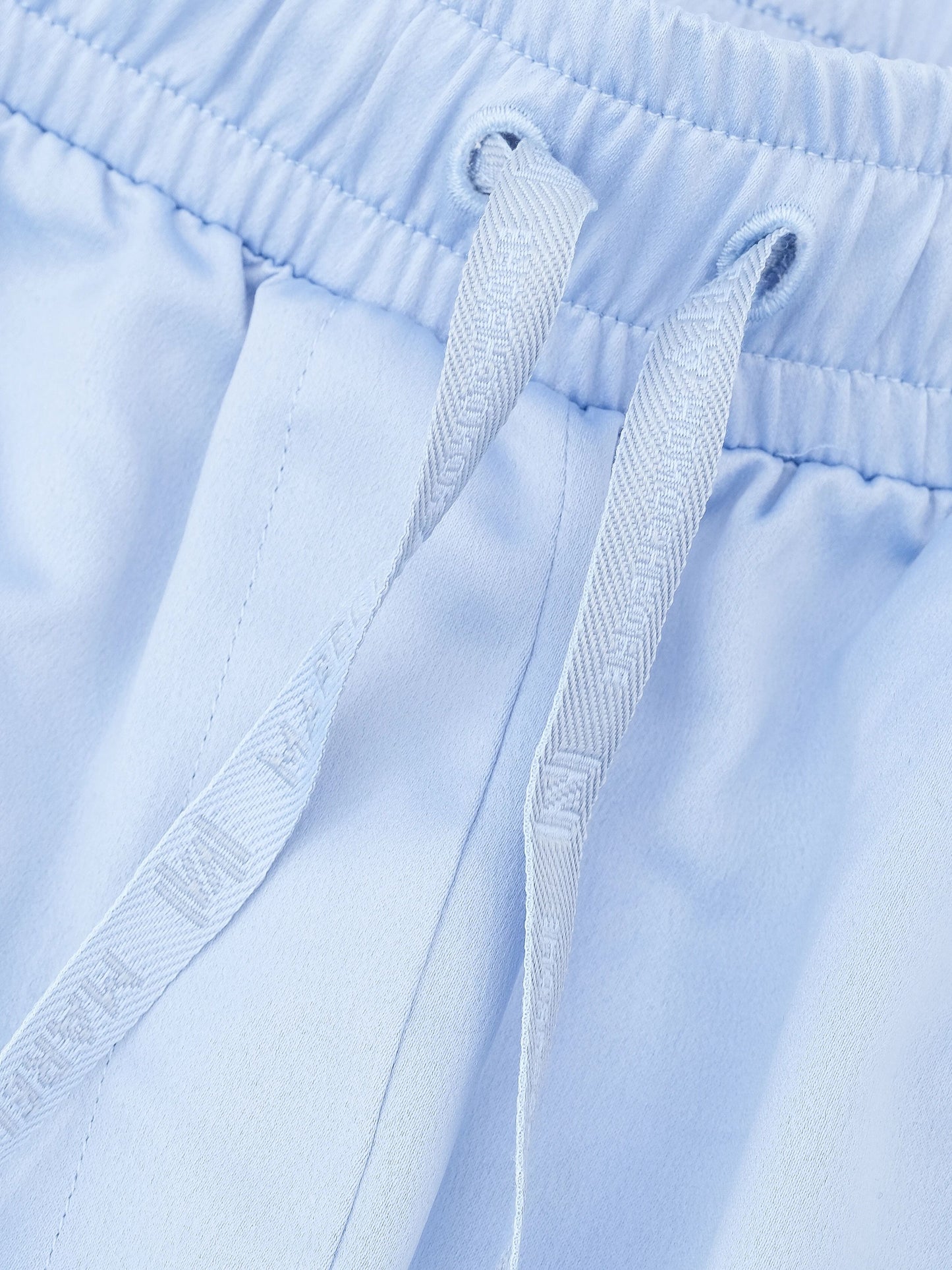 new marella light blue pants size l with drawstring and pockets