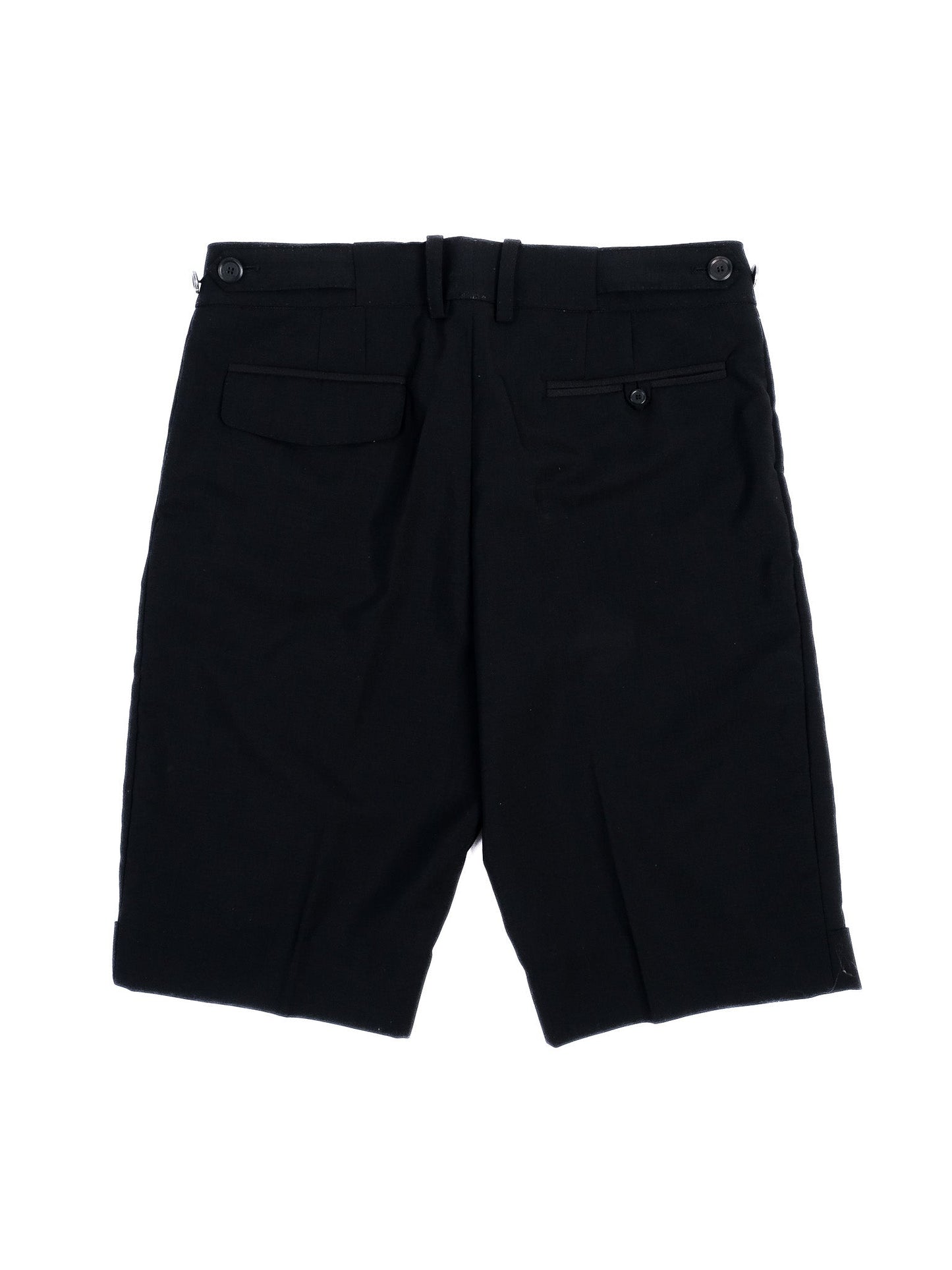 excellent louis vuitton black wool shorts for women