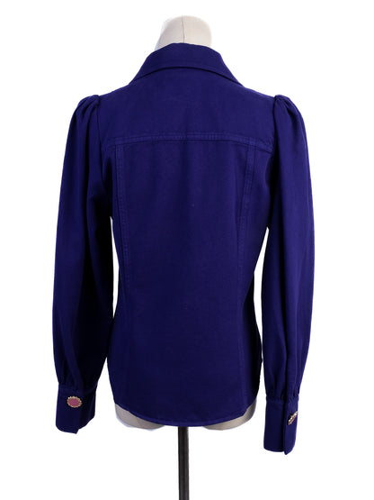 Good Moschino Yellow Wool Sweater Size M with Black Trim