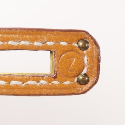 Hermes Gulliver Leather Kelly Mini Gold Hand-turned Shoulder Bag 2way Shoulder Bag Gold Brown Gold Gulliver Leather Calf