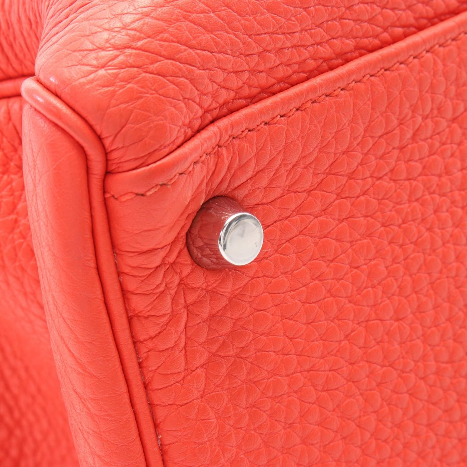 Hermes Kelly 35 Handbag Capucine Brown Togo Leather