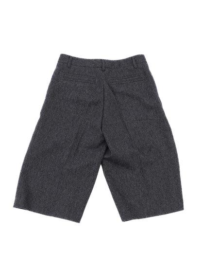 Excellent Gucci Gray Wool Knee-Length Shorts Size 38 S
