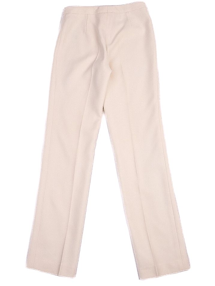 perfect escada women's white wool pants size 34
