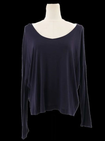Excellent Hugo Boss Blue Women's Long Sleeve Shirt Size XL