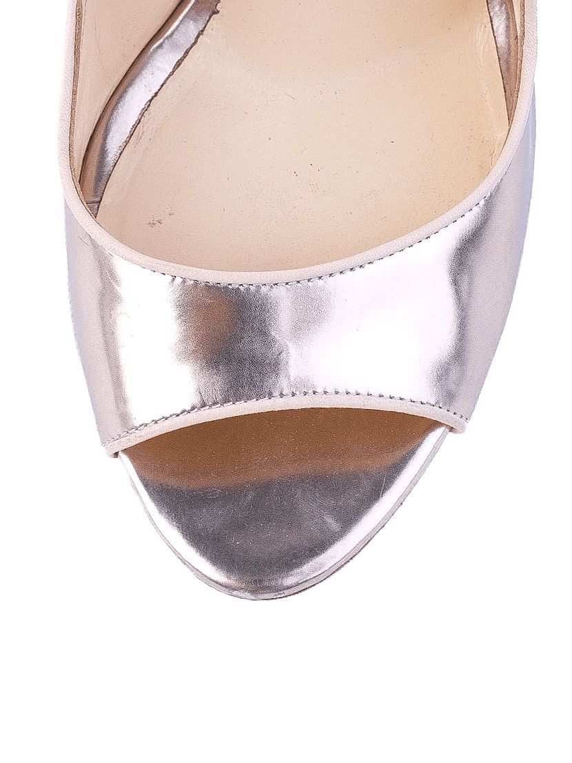 average condition ballin yellow metallic high-heeled sandals