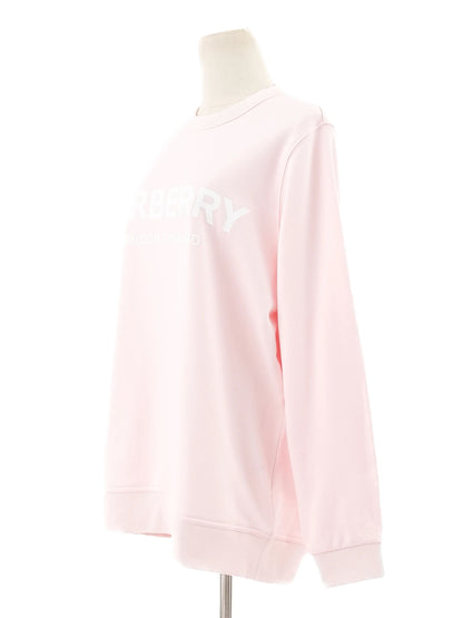 Excellent Burberry Pink Cotton Sweatshirt Size XL Women