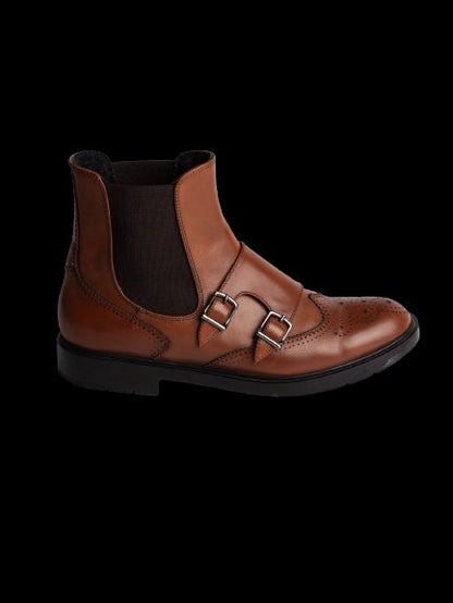 Good Fratelli Rossetti Orange Leather Ankle Boots Size 37
