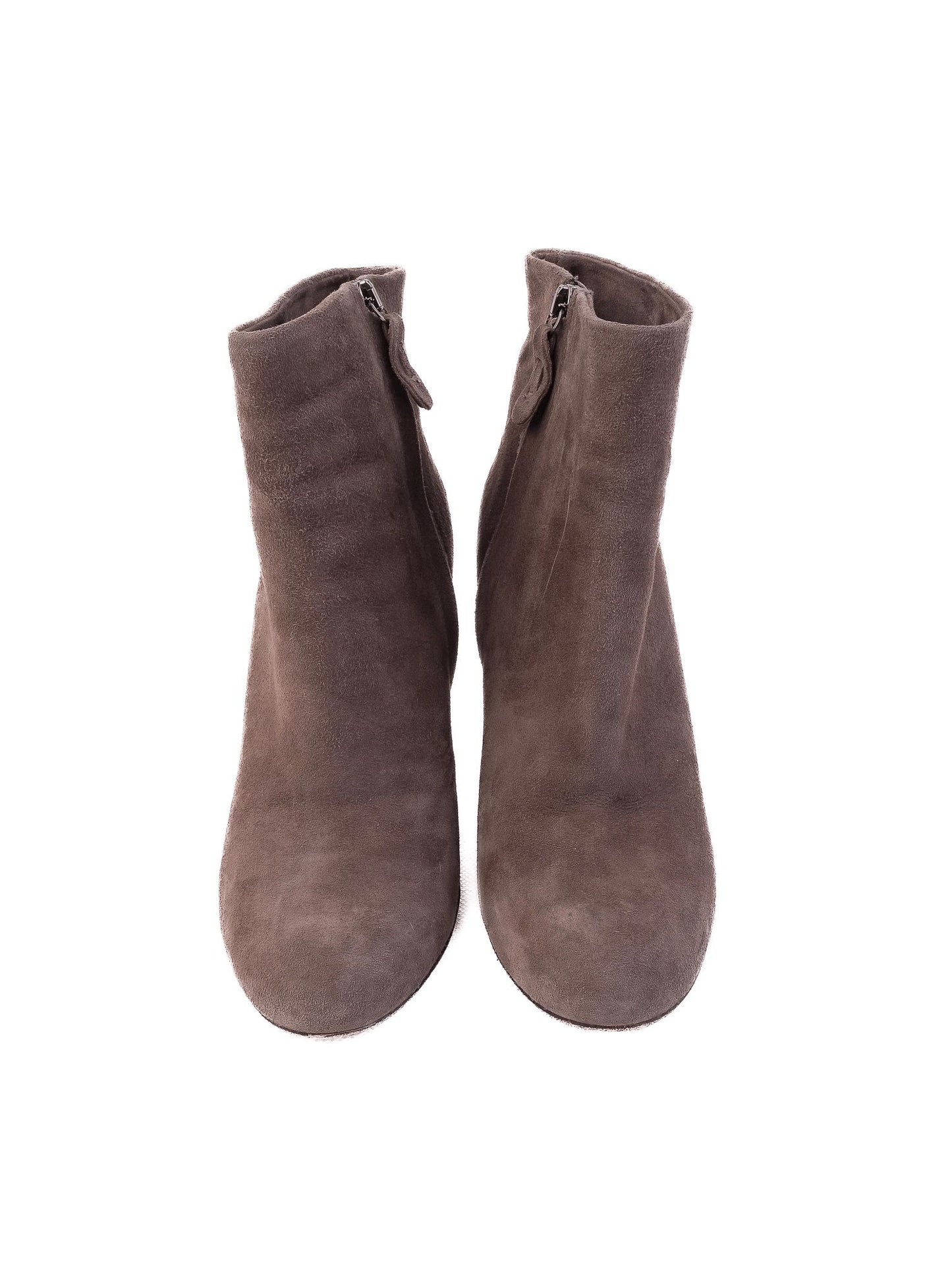 average marella orange genuine suede ankle boots size 37