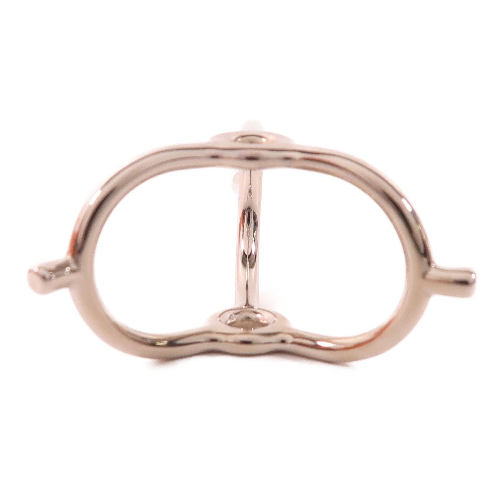 Hermes Kim Scarf Ring Silver Other Metal