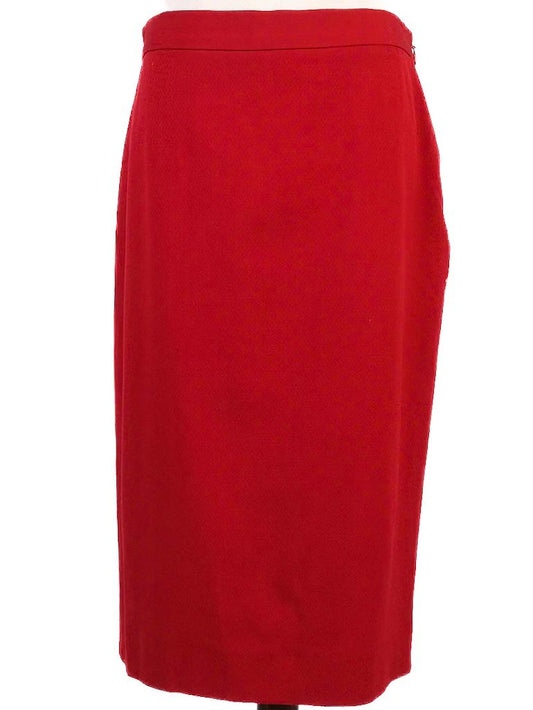 Excellent Moschino Cheap and Chic Red Cotton Skirt Size M