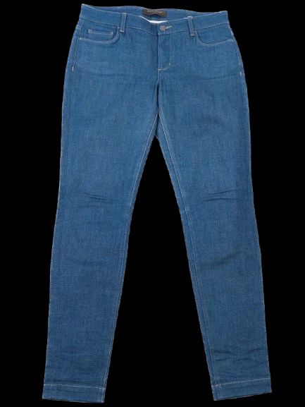excellent dolce gabbana blue jeans women xl made in italy
