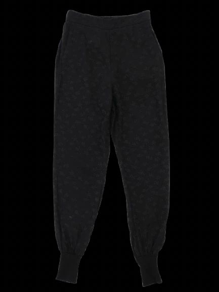 excellent stella mccartney black viscose sweatpants size xs