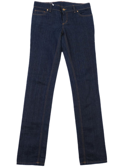 Excellent Gucci Blue Denim Jeans Women's Size - Made in Italy
