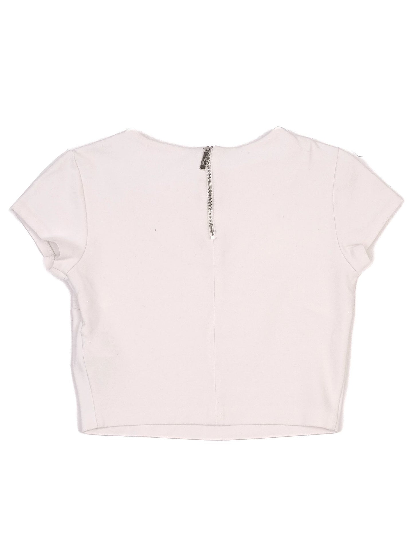 excellent ted baker white bow detail top xxs viscose women