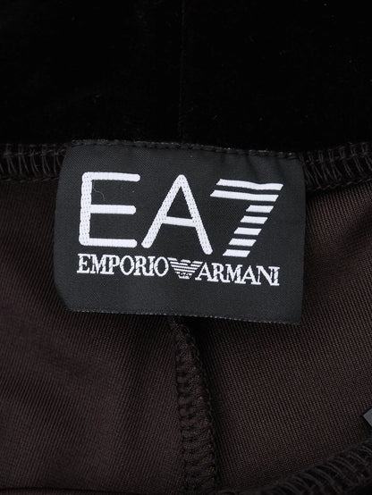 NEW Emporio Armani Black Hooded Zip-Up Coat Size XL
