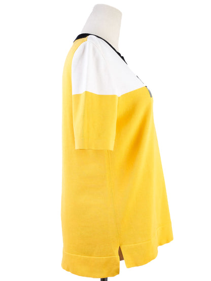 Excellent Fendi Cotton Women's Yellow & White Clothing Set