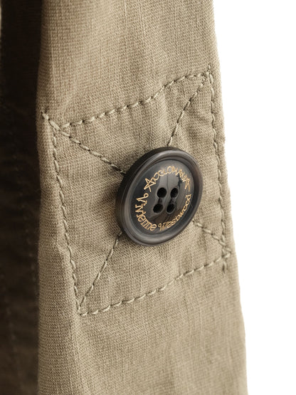 Excellent Vivienne Westwood Khaki Trench Coat Size S Women Viscose