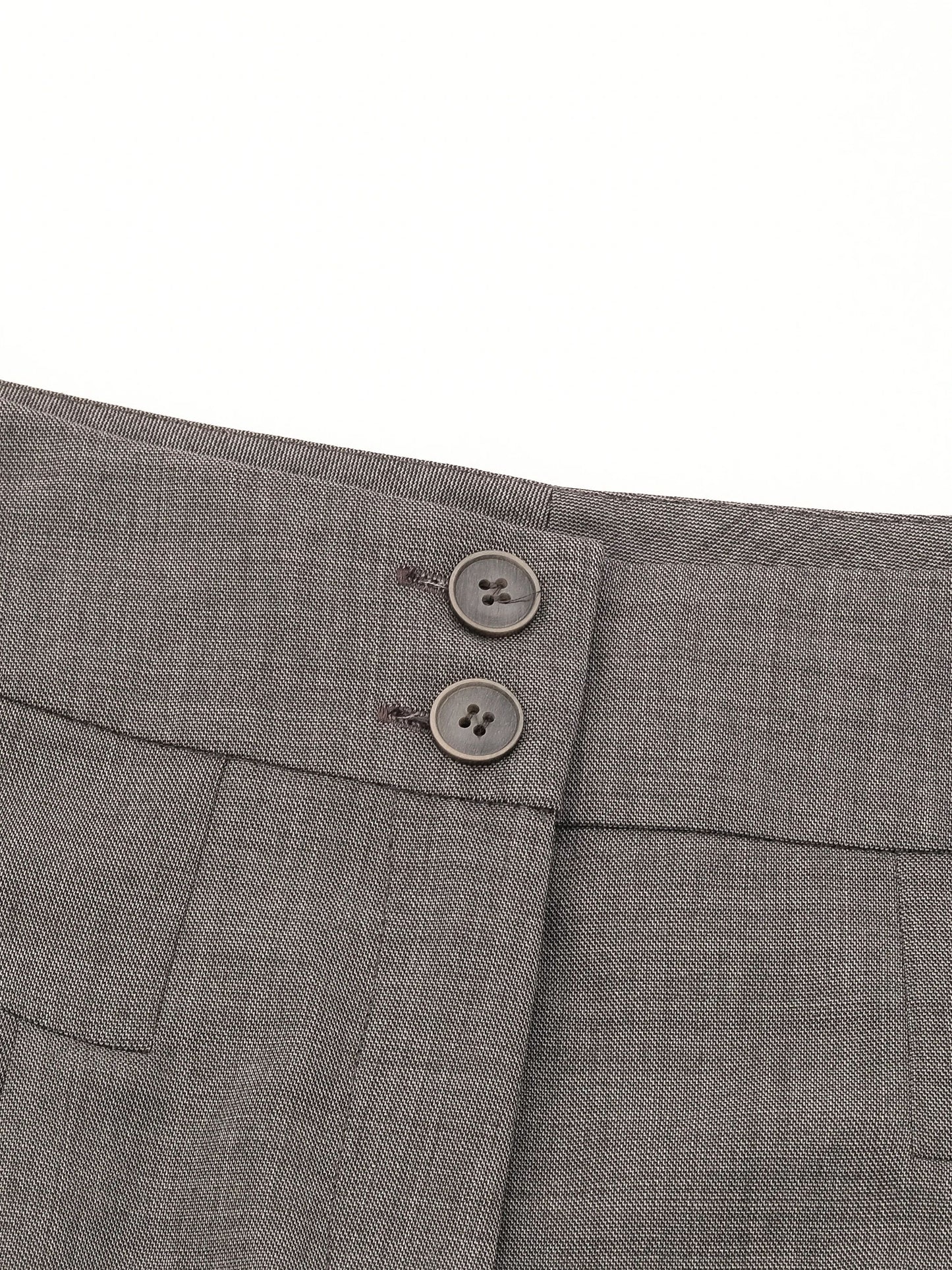 excellent weekend maxmara gray wool shorts size m