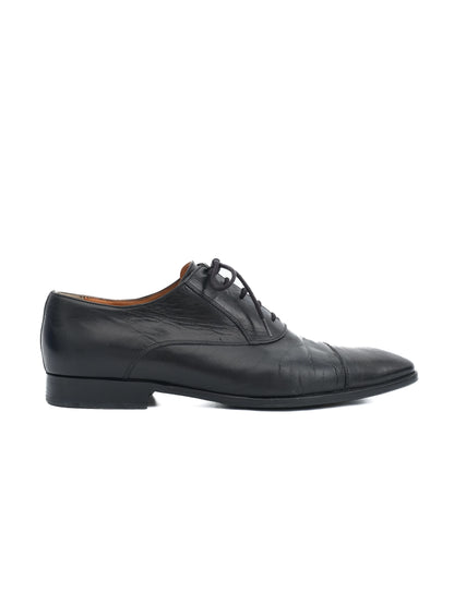 Excellent Moreschi Black Leather Dress Shoes Size 41 for Men