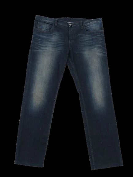 excellent gucci blue cotton jeans size xxl for men