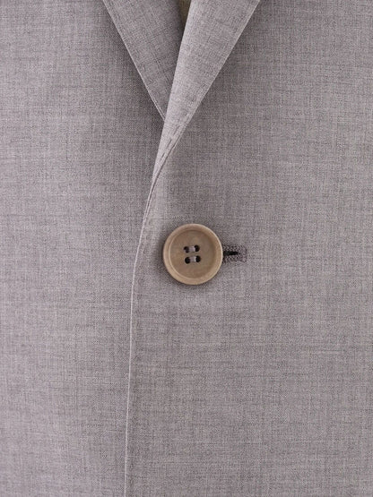 Perfect Canali Gray Wool Suit Jacket Size M for Men