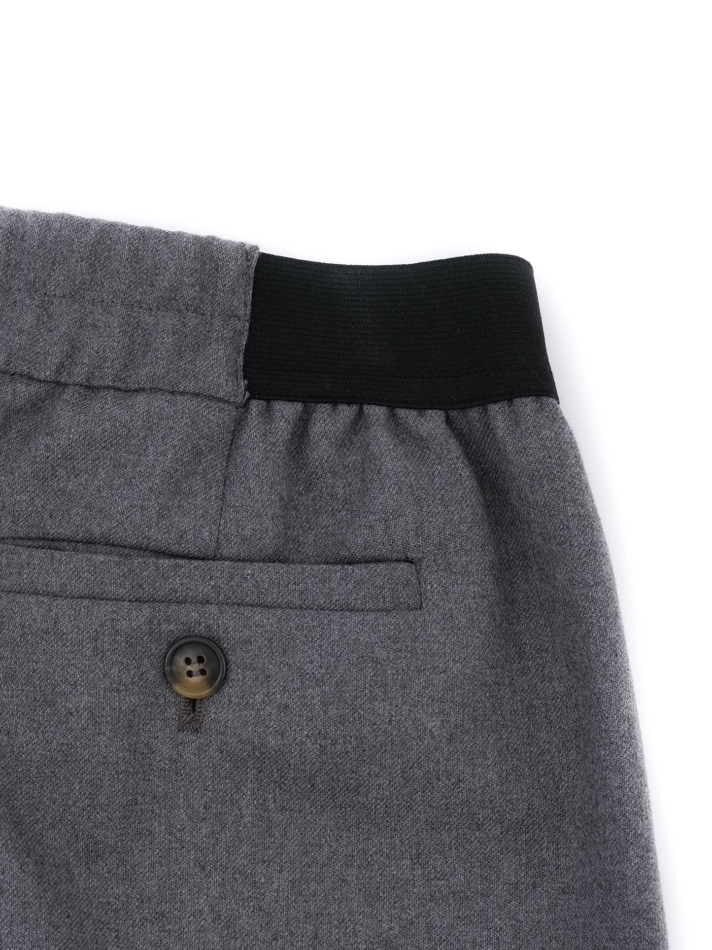 new loulou studio gray wool trousers wide leg size s