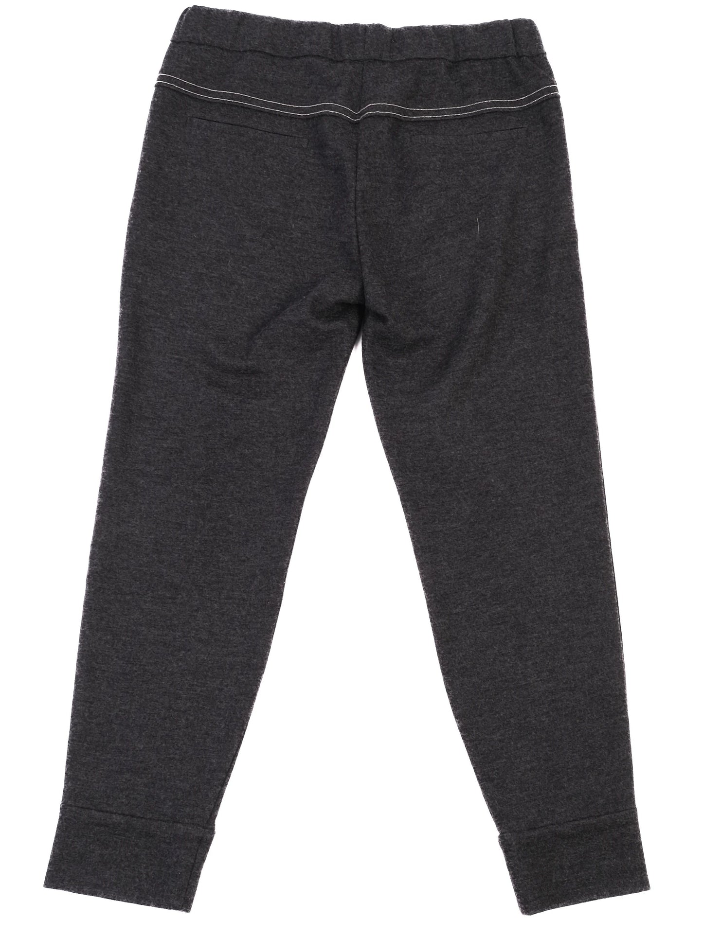 new brunello cucinelli gray cashmere pants size s with drawstring