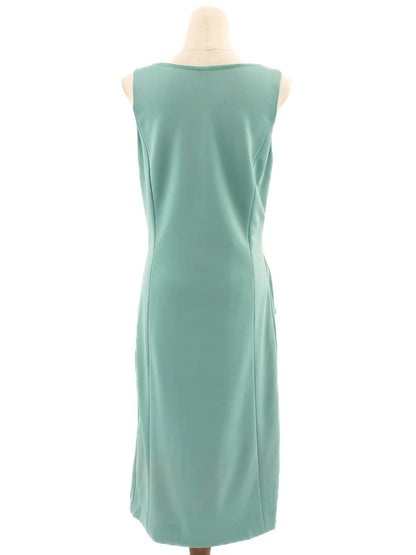 Excellent Moschino Blue Viscose Sleeveless Dress Size L