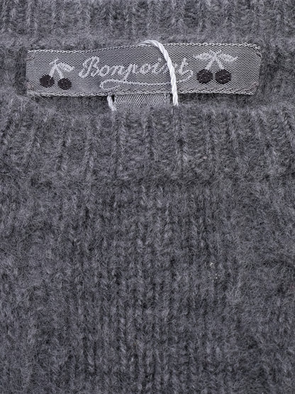 Perfect Bonpoint Gray Cashmere Sweater for Kids Size 4