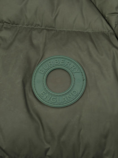 Perfect Burberry Green Puffer Jacket for Kids Size 14