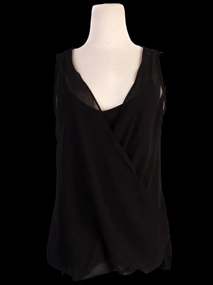 excellent polo ralph lauren black sleeveless top size s