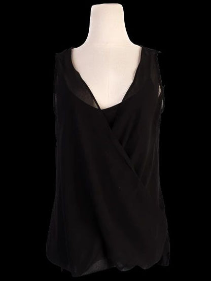 Excellent Polo Ralph Lauren Black Sleeveless Top Size S