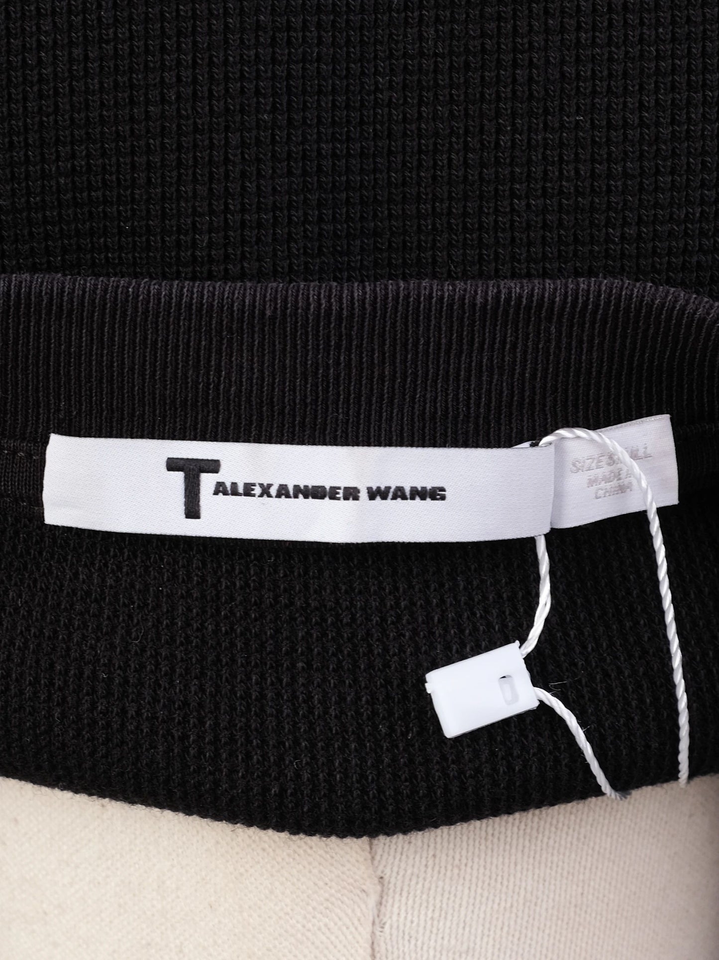 excellent alexander wang black nylon top size s women's casual