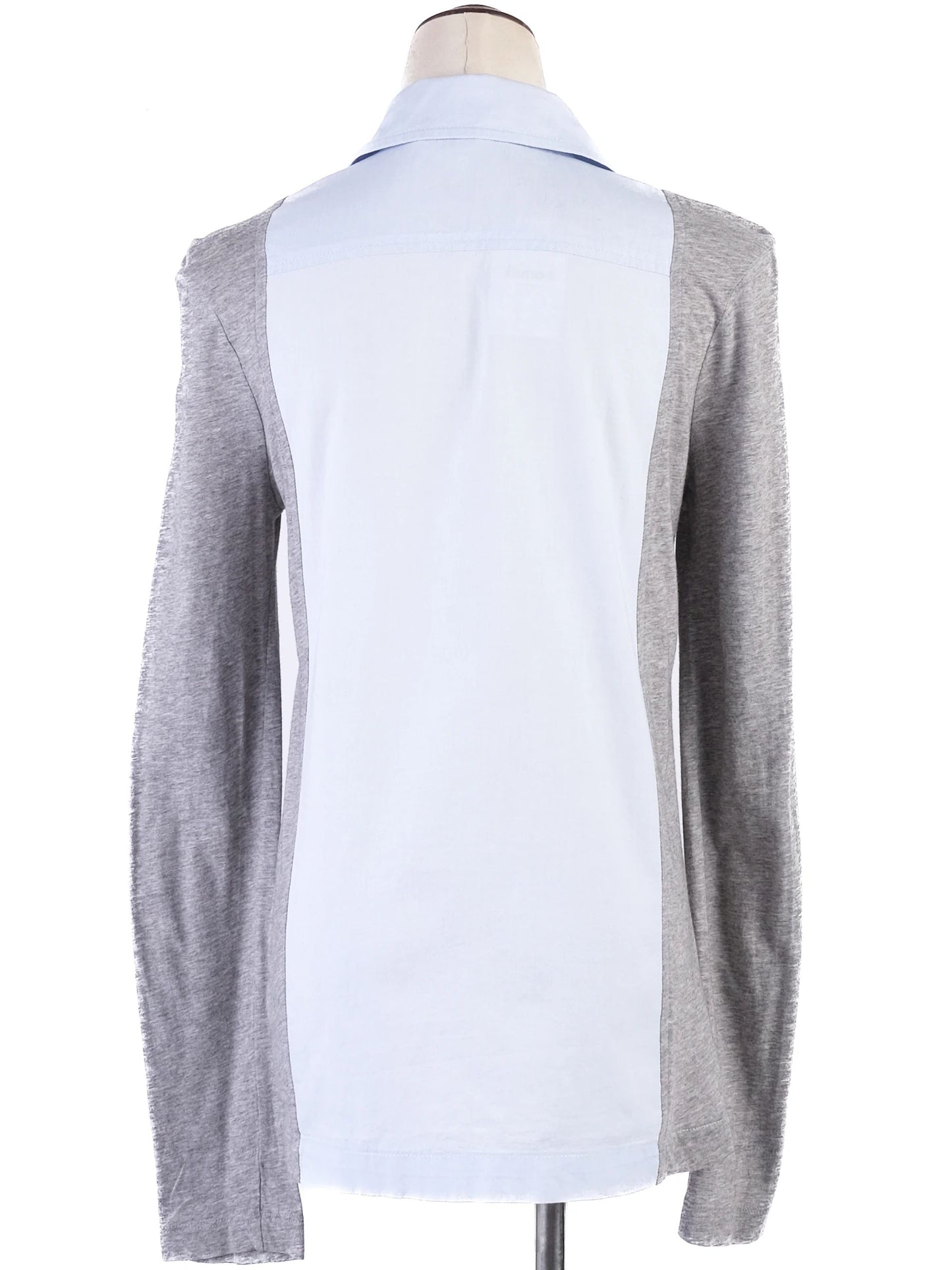 excellent alexander wang long sleeve shirt light blue xs