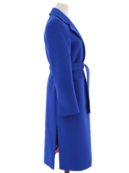 MaxCo Women's Blue Wool Coat XXS Perfect Condition