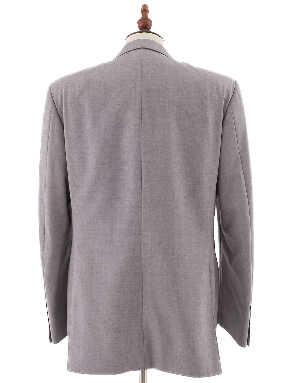 perfect canali gray wool suit jacket size m for men