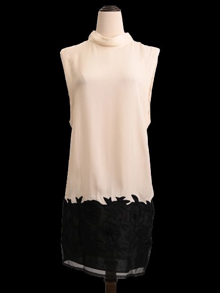 Average TWINSET Floral Lace Sleeveless Dress Size S Combined Color