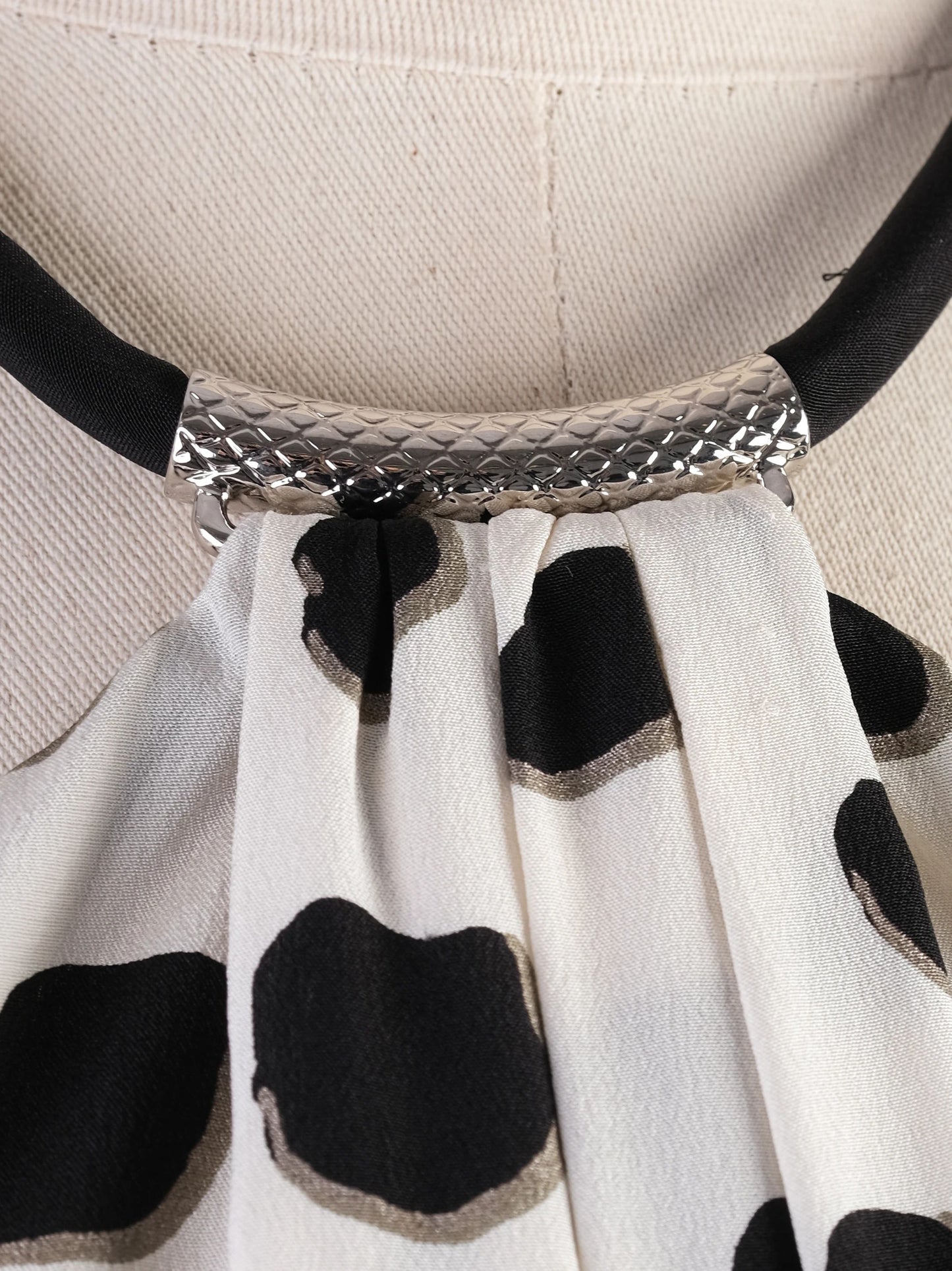roberto cavalli excellent condition silk animal print halter top size s