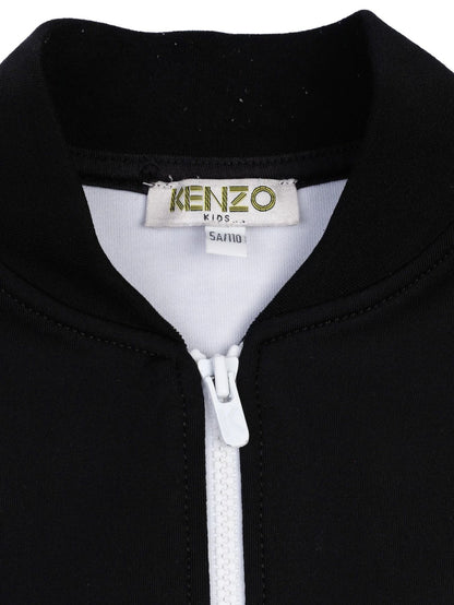 Excellent Kenzo Kids Black Nylon Tracksuit Set Size 5