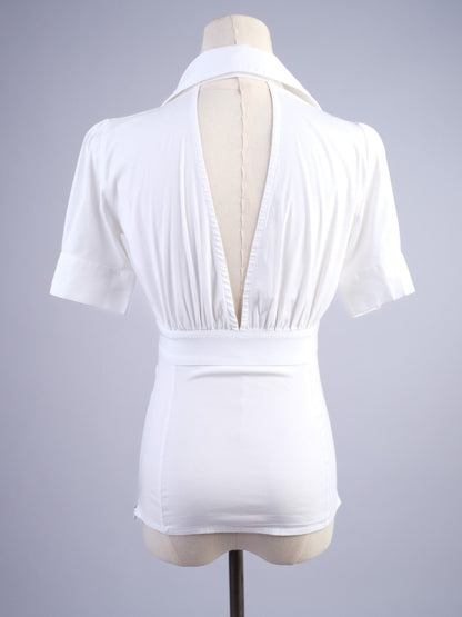 Excellent Elisabetta Franchi Women's Blouse White Size S