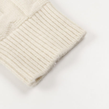 Hermes H Logo Hoodie Beige Wool 4e 2623d 3