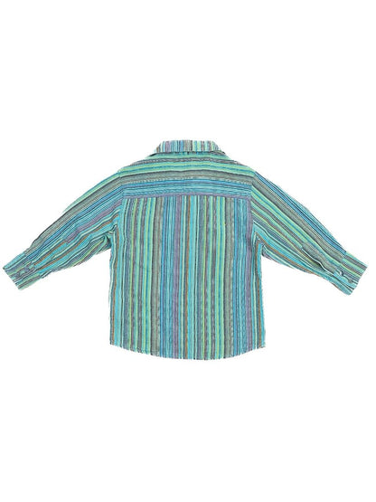 Excellent Kenzo Striped Long-Sleeve Shirt Kids Size 3 Cotton