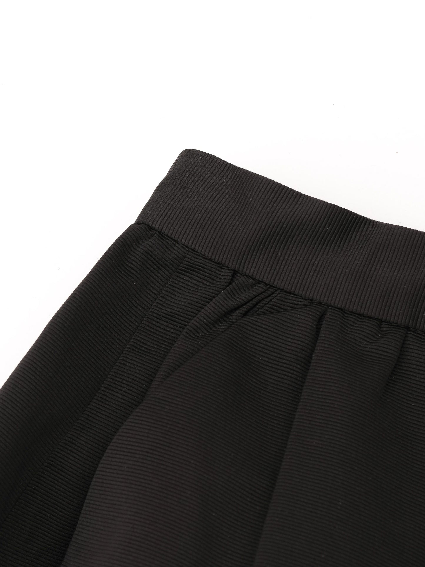 excellent max mara black pleated skirt size xl 100% polyester