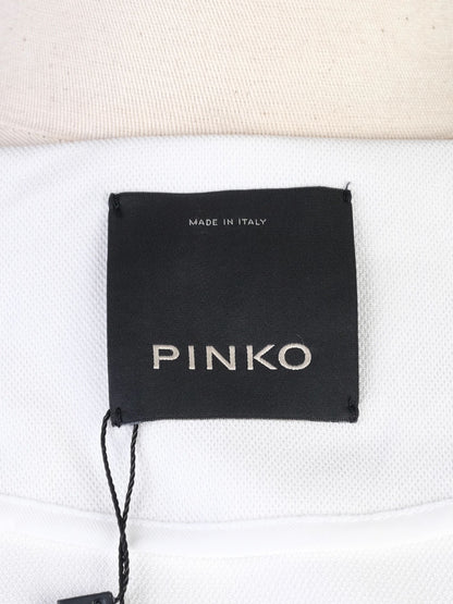 Excellent Pinko White Triacetate Jacket Cardigan Size S