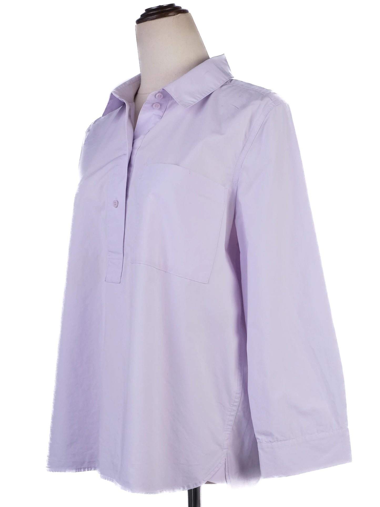 excellent cos pink cotton shirt size m button-up womenõs apparel